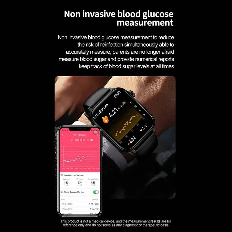 Smartwatch with ECG, Blood Metrics