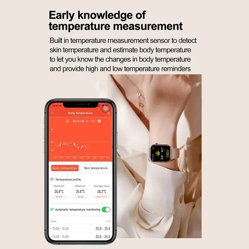 Smartwatch with ECG, Blood Metrics