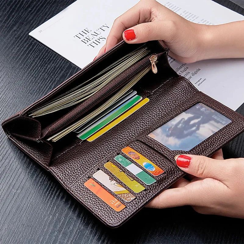 Long Short Printed Multi Card Holder