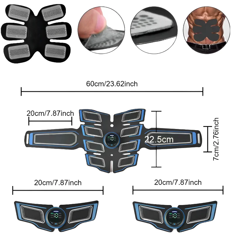 Rechargeable Abdominal Muscle Trainer